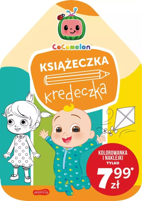 Cocomelon. Książeczka kredeczka Cocomelon. Książeczka kredeczka