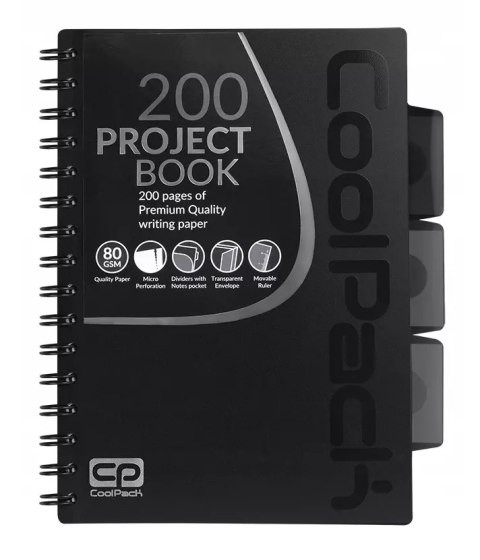 Kołobrulion A5. CoolPack, czarny Kołobrulion A5. CoolPack, czarny