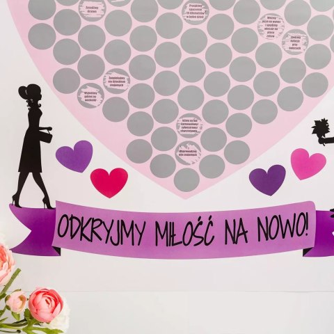 Plakat ze zdrapką dla par #100naszychRandek Plakat ze zdrapką dla par #100naszychRandek