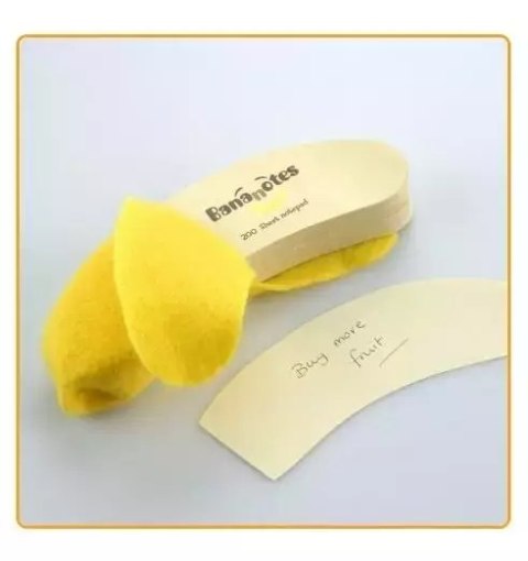 Banan - notes z wyrywanymi karteczkami Banan - notes z wyrywanymi karteczkami
