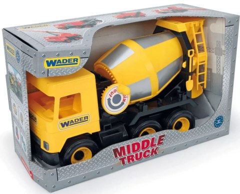 Middle Truck. Betoniarka, żółta 32124 Middle Truck. Betoniarka, żółta 32124