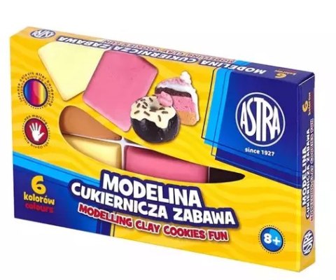 Modelina cukiernicza zabawa, 6 kolorów Modelina cukiernicza zabawa, 6 kolorów