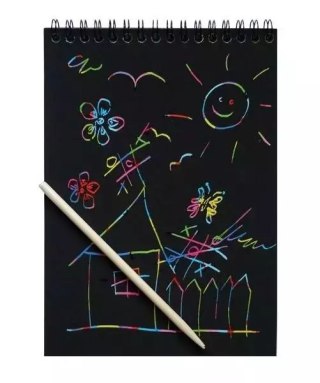 Notes wydrapywanka A4, tęczowa