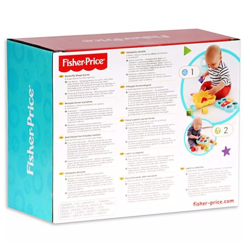 Fisher-Price. CDC22 Motylek, sorter kształtów