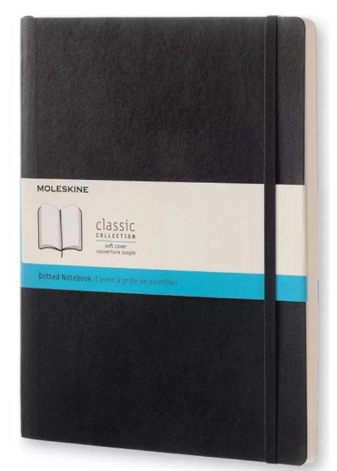 Notes Classic w kropki, czarny Notes Classic w kropki, czarny