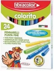 Pisaki Colorito 2,6mm 24 kol. FIBRACOLOR Pisaki Colorito 2,6mm 24 kol. FIBRACOLOR