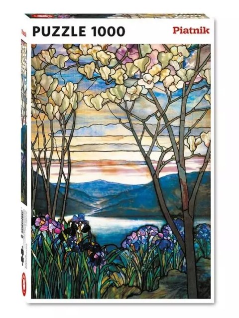 Puzzle 1000 elementów. Tiffany, Magnolie i Irysy Puzzle 1000 elementów. Tiffany, Magnolie i Irysy
