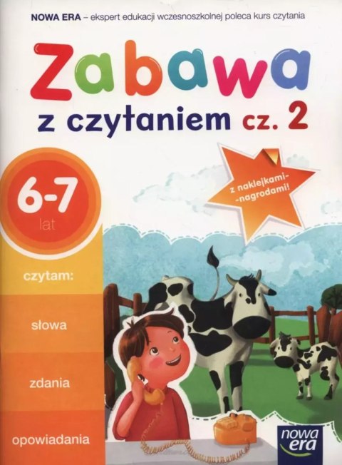 Szkoła na miarę. Zabawa z czytaniem. Zeszyt ćwiczeń. 6-7 lat. Część 2 Szkoła na miarę. Zabawa z czytaniem. Zeszyt ćwiczeń. 6-7 lat. Część 2