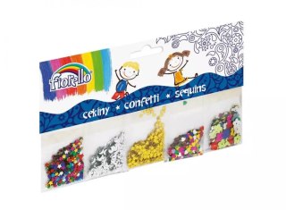 Confetti cekiny gwiazdy. Mix