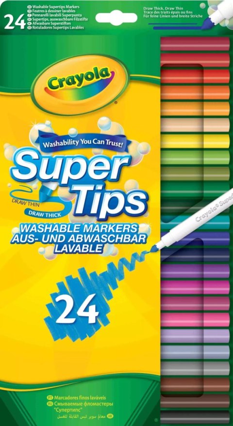 Flamastry spieralne 24 kolory CRAYOLA Flamastry spieralne 24 kolory CRAYOLA