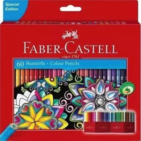 Kredki Zamek 60 kolorów FABER CASTELL Kredki Zamek 60 kolorów FABER CASTELL