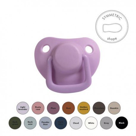 Filibabba smoczki 2 szt. 0m+ light lavender Filibabba smoczki 2 szt. 0m+ light lavender