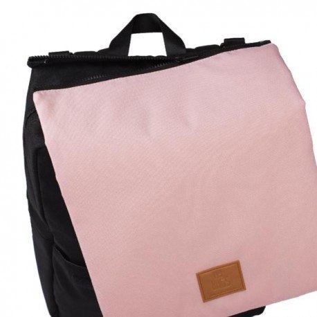 My bag's plecak reflap eco black/pink My bag's plecak reflap eco black/pink