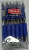 Długopis Medium aut. 1,0mm nieb. (24szt) TOMA Długopis Medium aut. 1,0mm nieb. (24szt) TOMA