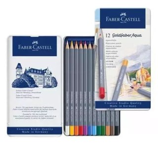 Kredki akwarelowe Goldfaber 12 kol. FABER CASTELL
