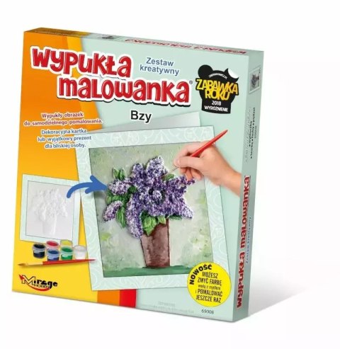 Wypukła Malowanka - Kwiaty Bzy Wypukła Malowanka - Kwiaty Bzy