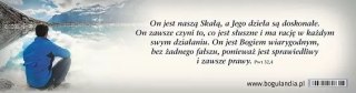 Zakładka do książki. On jest naszą Skałą