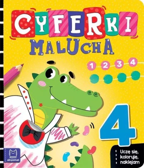 Cyferki malucha. Uczę się, koloruję, naklejam Cyferki malucha. Uczę się, koloruję, naklejam