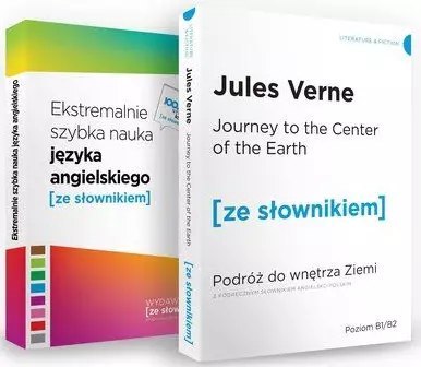 Pakiet. Journey to the Centre of the Earth i Ekstremalnie szybka nauka języka angielskiego Pakiet. Journey to the Centre of the Earth i Ekstremalnie szybka nauka języka angielskiego