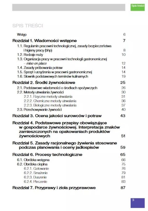 Procesy technologiczne w gastronomii. Zeszyt ćwiczeń. Część 1