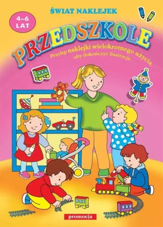 Przedszkole świat naklejek