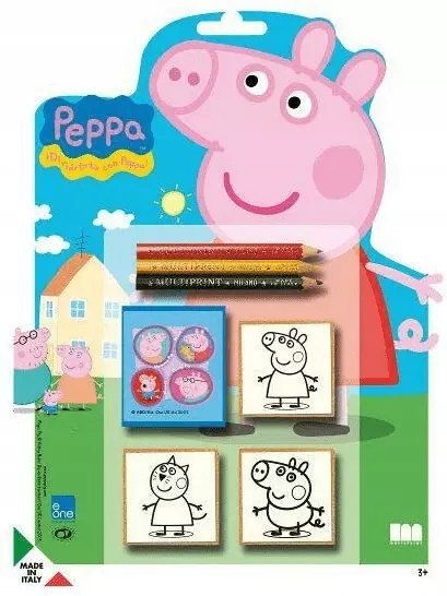 Świnka Peppa. Zestaw pieczątek Świnka Peppa. Zestaw pieczątek