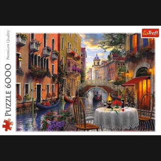 Puzzle 6000 elementów. Romantyczna kolacja
