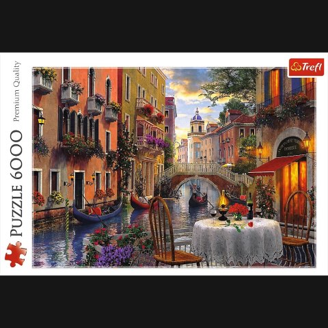 Puzzle 6000 elementów. Romantyczna kolacja Puzzle 6000 elementów. Romantyczna kolacja