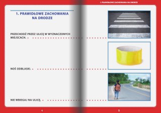 Pewny start. Instrukcje zachowań. Bezpieczeństwo na drodze