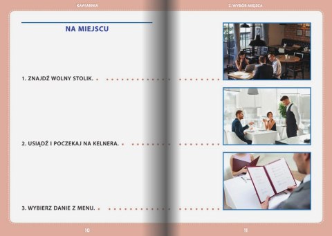 Pewny start. Instrukcje zachowań. Kawiarnia