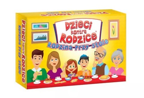Dzieci kontra Rodzice. Rodzina przy stole Dzieci kontra Rodzice. Rodzina przy stole