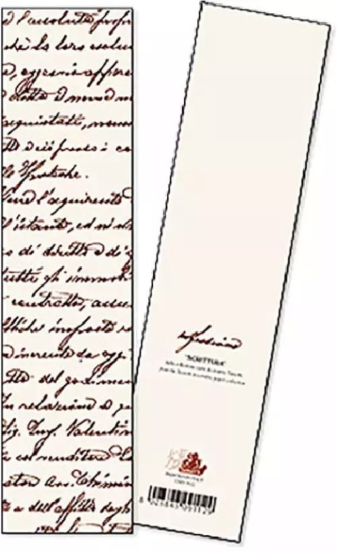 Zakładka do książki, Scrittura Zakładka do książki, Scrittura