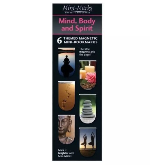 Zakładki magnetyczne. Mind, Body and Spirit (6 sztuk) Zakładki magnetyczne. Mind, Body and Spirit (6 sztuk)