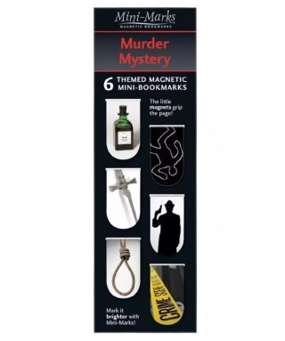 Zakładki magnetyczne. Murder Mystery (6 sztuk)
