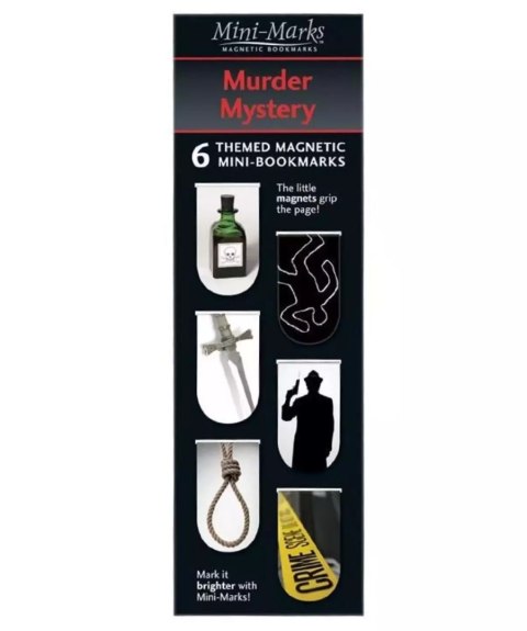 Zakładki magnetyczne. Murder Mystery (6 sztuk) Zakładki magnetyczne. Murder Mystery (6 sztuk)