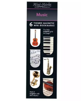 Zakładki magnetyczne. Music (6 sztuk)
