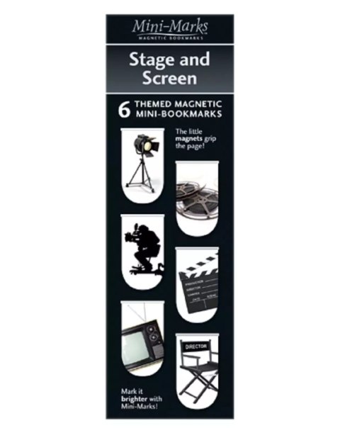 Zakładki magnetyczne. Stage and Screen (6 sztuk) Zakładki magnetyczne. Stage and Screen (6 sztuk)