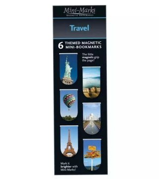 Zakładki magnetyczne. Travel (6 sztuk)