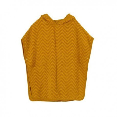 Filibabba poncho zigzag golden mustard Filibabba poncho zigzag golden mustard