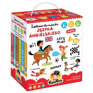 CzuCzu Zestaw do nauki języka angielskiego dla dzieci 4, 5, 6