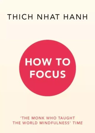 How to Focus