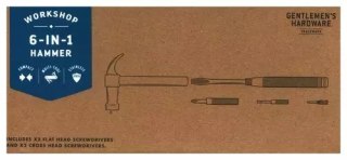 Multitool z młotkiem 6-in-1