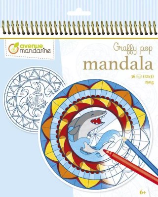 Kolorowanka Graffy Pop Mandala Chłopiec