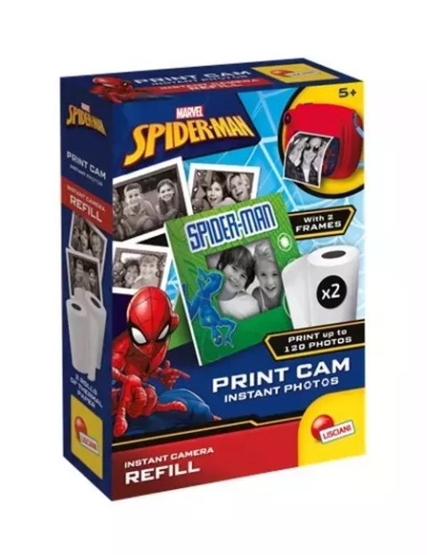 Lisciani Spiderman Print Cam 2 rolki do zdjęć Lisciani Spiderman Print Cam 2 rolki do zdjęć