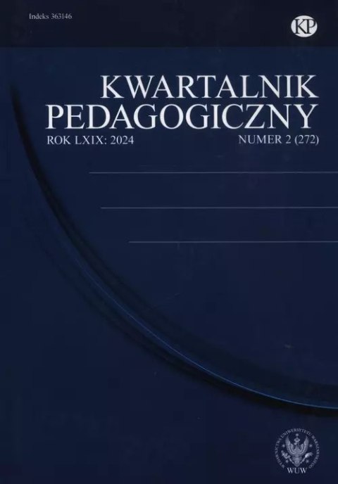 Kwartalnik Pedagogiczny 2024/2 (272) Technologie i nowe media w edukacji Kwartalnik Pedagogiczny 2024/2 (272) Technologie i nowe media w edukacji