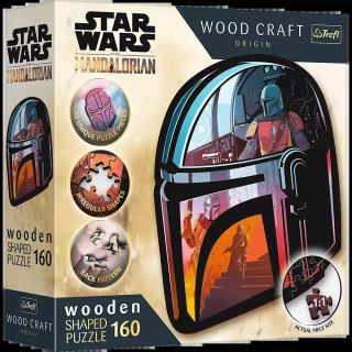Puzzle drewniane 160 elementów. The Mandalorian