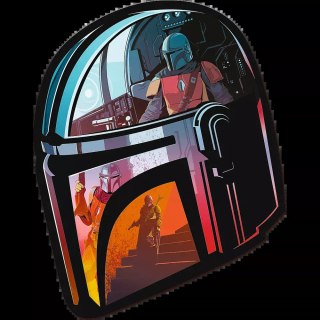 Puzzle drewniane 160 elementów. The Mandalorian