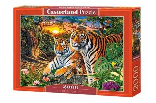 Puzzle 2000 elementów. Tiger Family