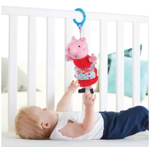 Świnka Peppa. Zawieszka z grzechotką Świnka Peppa. Zawieszka z grzechotką