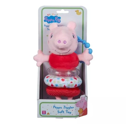 Świnka Peppa. Zawieszka z grzechotką Świnka Peppa. Zawieszka z grzechotką